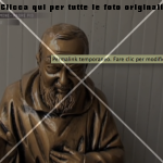 il testimone padre pio statua