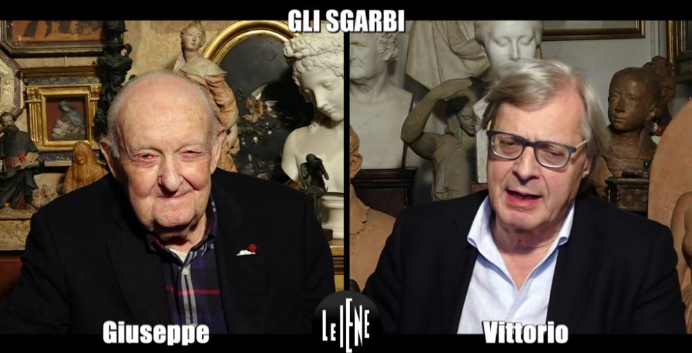 le-iene-intervista-doppia-vittorio-sgarbi-giuseppe