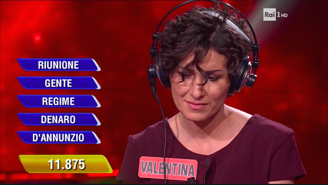 L'Eredità 21 aprile 2019 Valentina