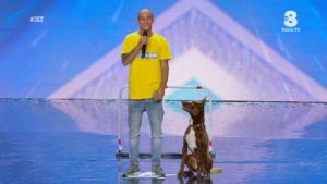 Italia's got talent 22 gennaio 2020 Emanuele e cane Chico-2