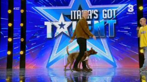 Italia's got talent 22 gennaio 2020 Emanuele e cane Chico-5