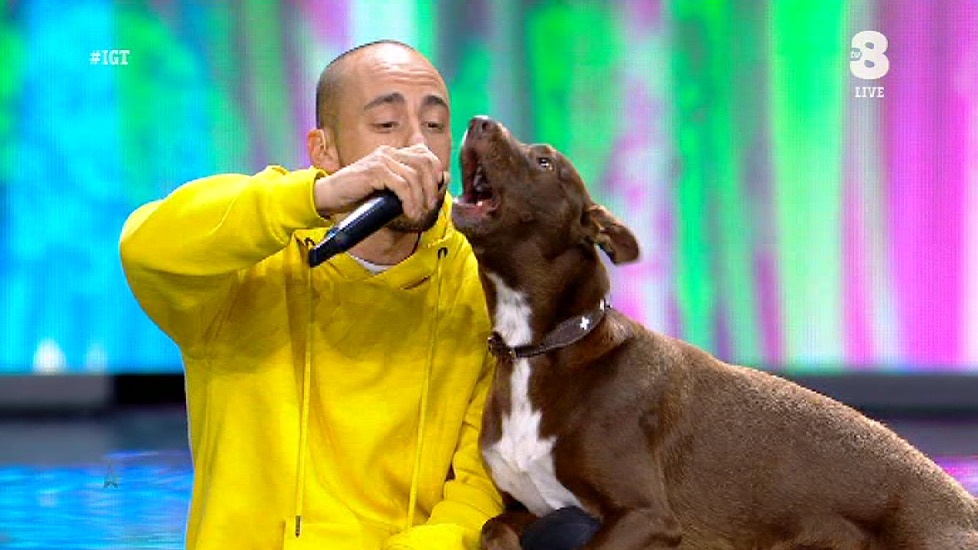 Italia's Got Talent 2020 finale Emanuele e cane Chico-6