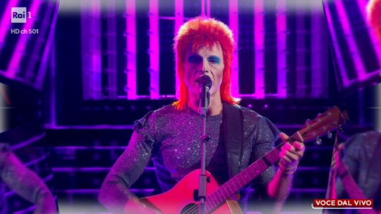 Tale e Quale Show 2020 Sergio Muniz David Bowie-5