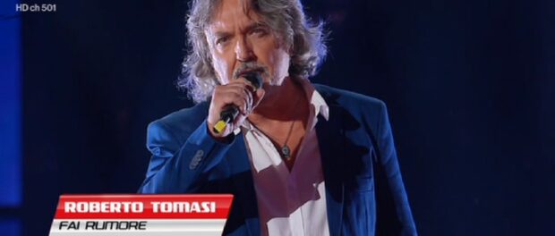 The Voice Senior: Roberto Tomasi canta Fai rumore (video e ...