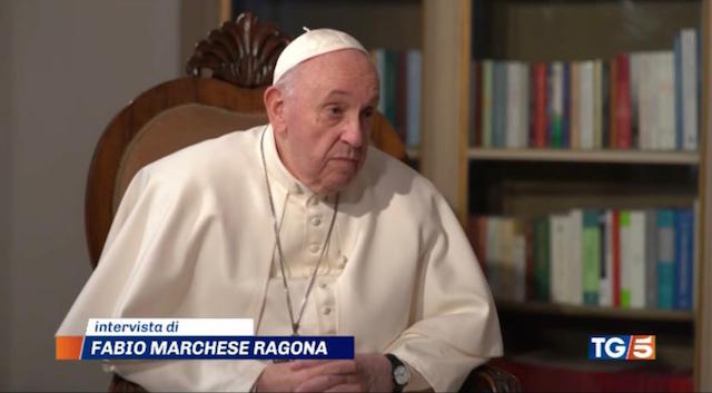 Papa Francesco intervista Tg5