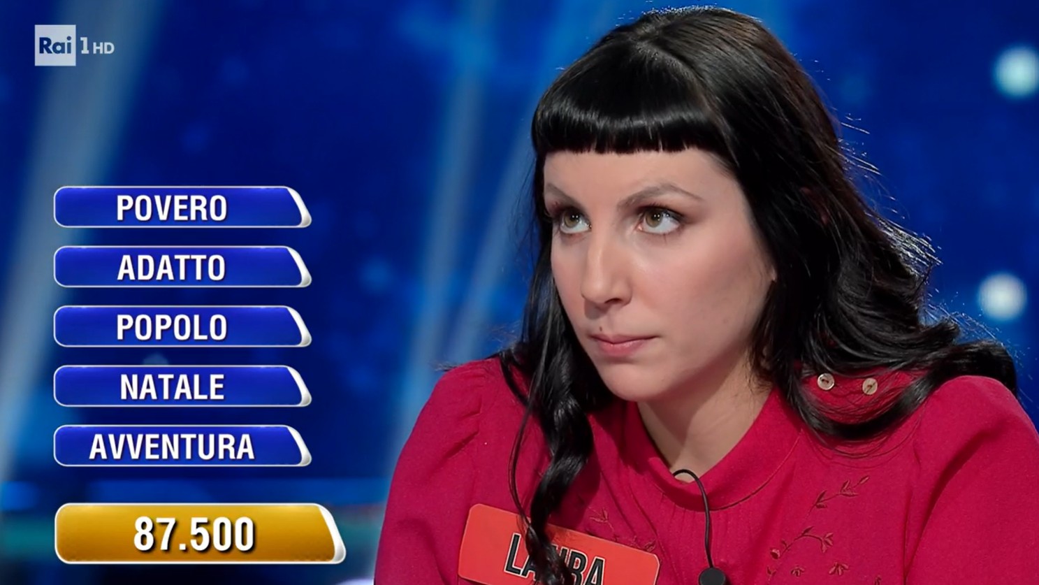 Video l’Eredità 27 dicembre 2024: Laura di Castrocaro Terme vince 87.500 euro