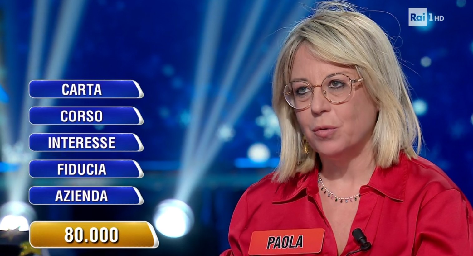 Video l’Eredità 19 dicembre 2024: Paola di Bari