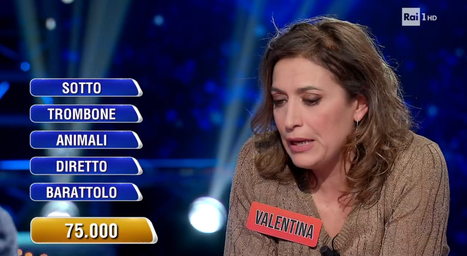 Video l’Eredità 8 dicembre 2024: Valentina di Arci