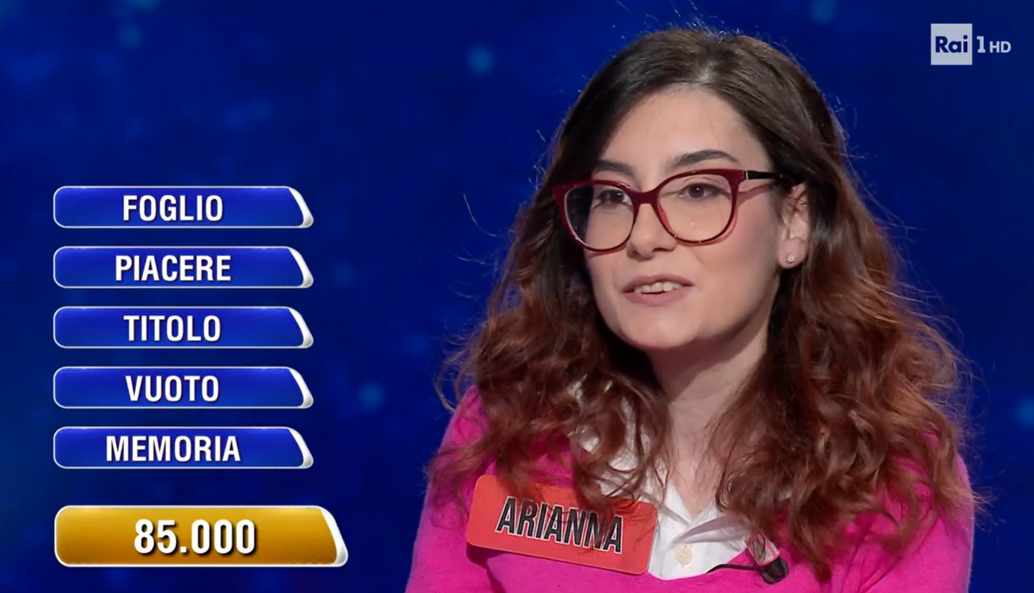 Video l’Eredità 3 febbraio 2025: Arianna di Pontinia